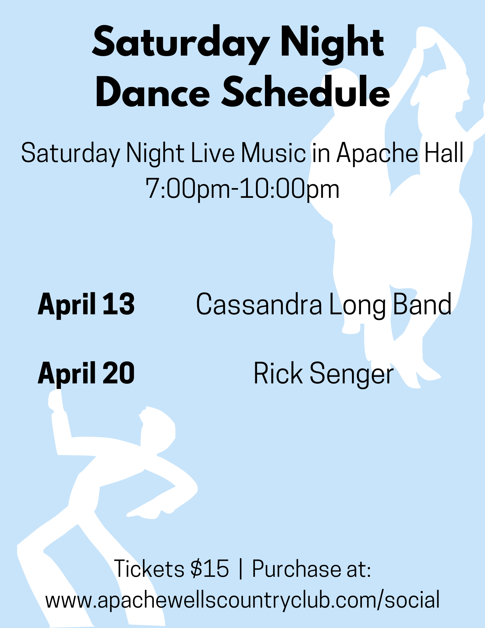 AWCC Dance Schedule