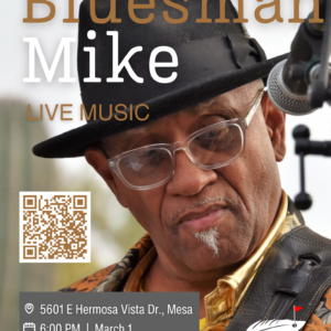 Bluesman Mike White Feather Bar & Grill Live Music